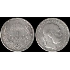 Mince : Rakousko 1 Koruna 1893 KB