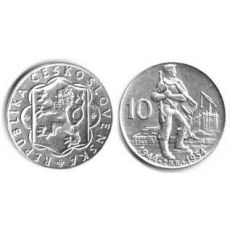 Mince-10 KČS 1954 10. VÝROČÍ SNP