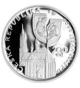 Stříbrná mince 200 Kč Petr Vok z Rožmberka 400. výročí úmrtí 2011 Proof