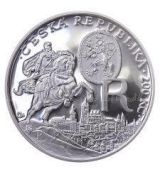 Stříbrná mince 200 Kč Rudolf II. 400. výročí úmrtí 2012 Proof