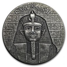 Ramesses II-2017 Republika Čad 2 oz Stříbro