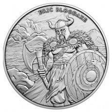 Stříbrná mince Legendary Warriors: Eric Bloodaxe 1 Oz USA