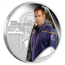 Star Trek: Enterprise – kapitán Jonathan Archer 1 Oz stříbrná mince