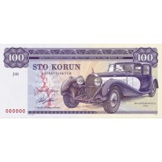 100 KORUN BUGATTI ROYALE 41 série J02