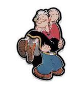 2024 1oz Samoa Popeye & Olive Oyl Shape Stříbro