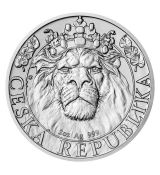2 oz Český lev  2022 stříbrná investiční mince