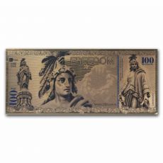 100 miligramů Gold Aurum Note Freedom 24K 2024