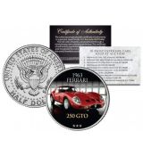 963 FERRARI 250 GTO – nejdražší auta prodaná v aukci –JFK Half Dollar