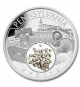 2023 1 oz Ag  U.S. Pennsylvania Pyrite