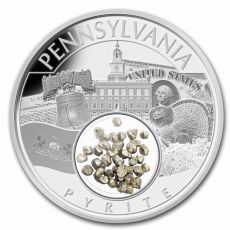 2023 1 oz Ag  U.S. Pennsylvania Pyrite