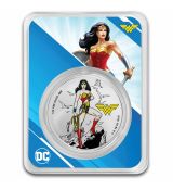 2024 Samoa 1 oz stříbrná DC Comics Wonder Woman barevná  TEP