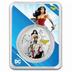 2024 Samoa 1 oz stříbrná DC Comics Wonder Woman barevná  TEP