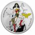 2024 Samoa 1 oz stříbrná DC Comics Wonder Woman barevná  TEP