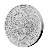 Stříbrná 1oz investiční mince Thaler - Česká republika 2023 proof