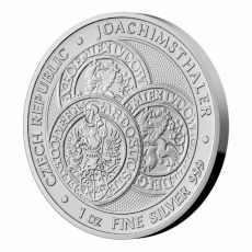 Stříbrná 1oz investiční mince Thaler - Česká republika 2023 proof