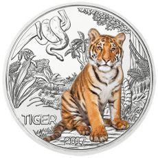 3 eurová mince „Tiger“ 2017