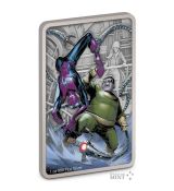 MARVEL SPIDER MAN VS DOCTOR OCTOPUS 2024 2 $ 1 OZ STŘÍBRNÁ STAROŽITNÁ BAREVNÁ MINCE