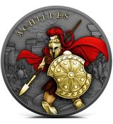 ACHILLES VICTORIOUS LEGENDARY WARRIORS 2023 5 $ 1 OZ ČISTÁ 2K POZLACENÁ MINCE