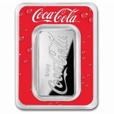 Coca-Cola® 1 oz Silver slitek (v TEP)