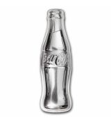 Coca-Cola® 1 oz Stříbrný slitek ve tvaru lahve