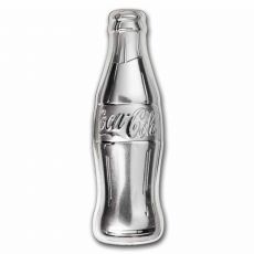 Coca-Cola® 1 oz Stříbrný slitek ve tvaru lahve