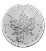 2016 Kanada 1 oz Silver Maple Leaf Panda Privy BU