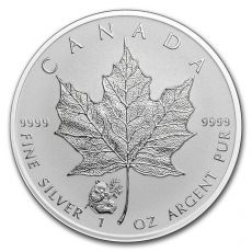 2016 Kanada 1 oz Silver Maple Leaf Panda Privy BU