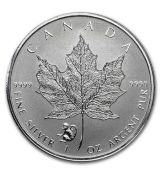 2016 Kanada 1 oz Silver Maple Leaf Lunar Monkey Privy BU