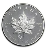 2014 Kanada 1 oz Silver Maple Leaf Horse Privy