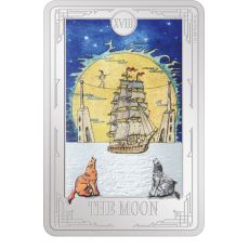 Tarot Měsíc 1 Oz Stříbro