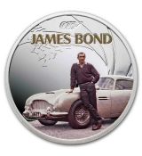 James Bond Sean Connery & Aston Martin 2024 Tuvalu